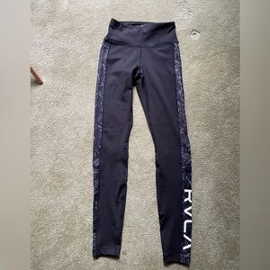 RVCA black leggings - the balance of opposites by Pat Tenore